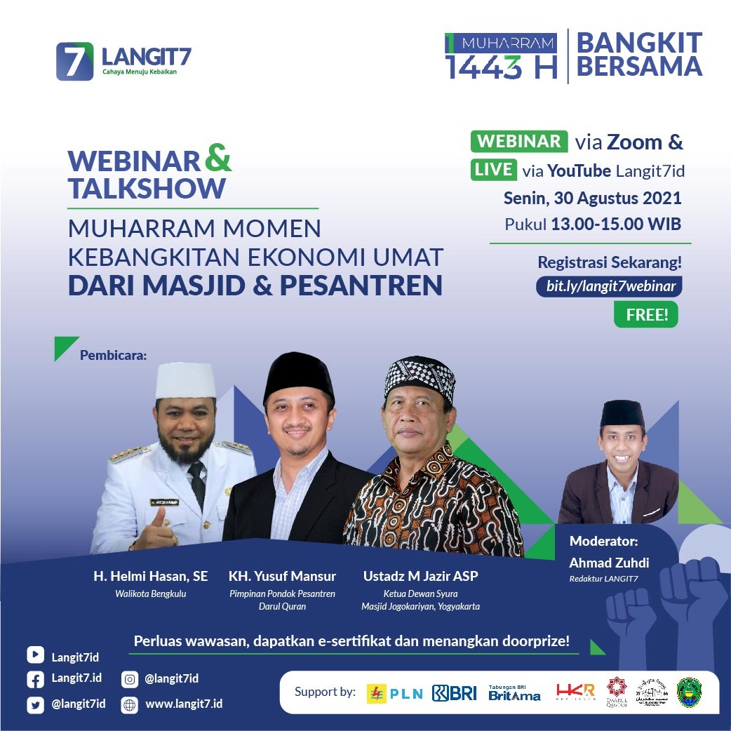 Ambil Momen Hijrah, Langit7 Gelar Webinar Muharram Bertema Masjid